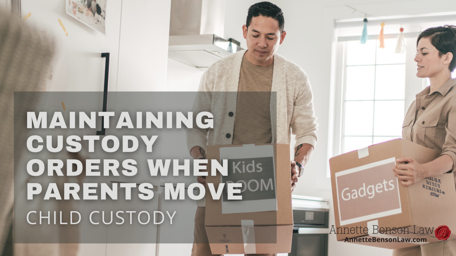 Maintaining custody orders when parents move